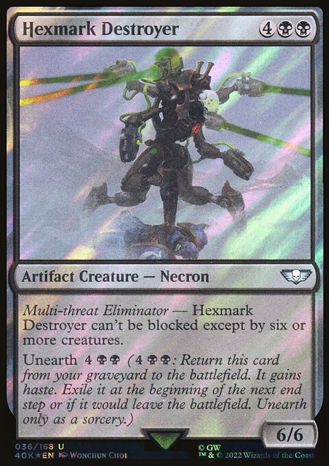 Hexmark Destroyer, Warhammer 40,000 Commander #36, Magic: The Gathering card