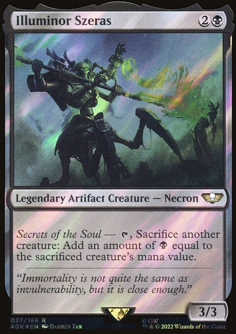 Illuminor Szeras, Warhammer 40,000 Commander #37, Magic: The Gathering card