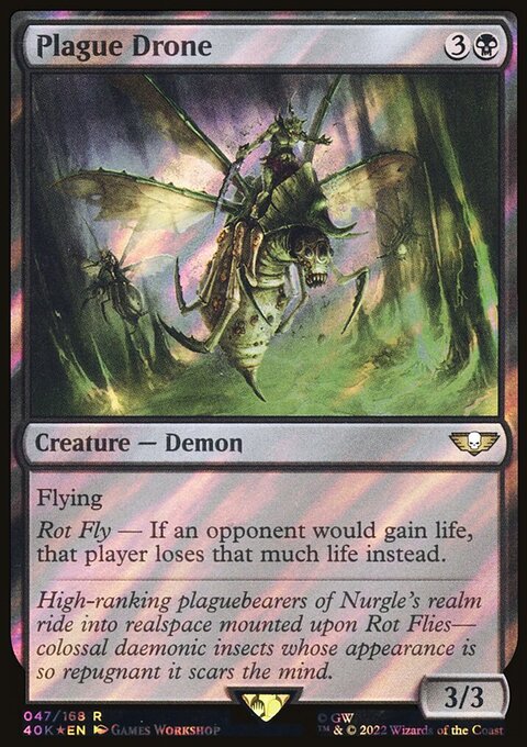 Plague Drone, Warhammer 40,000 Commander #47, Magic: The Gathering card