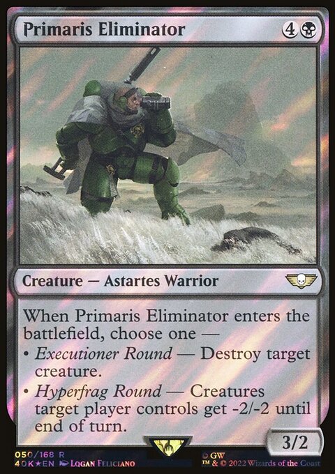 Primaris Eliminator, Warhammer 40,000 Commander #50★, Magic: The Gathering card