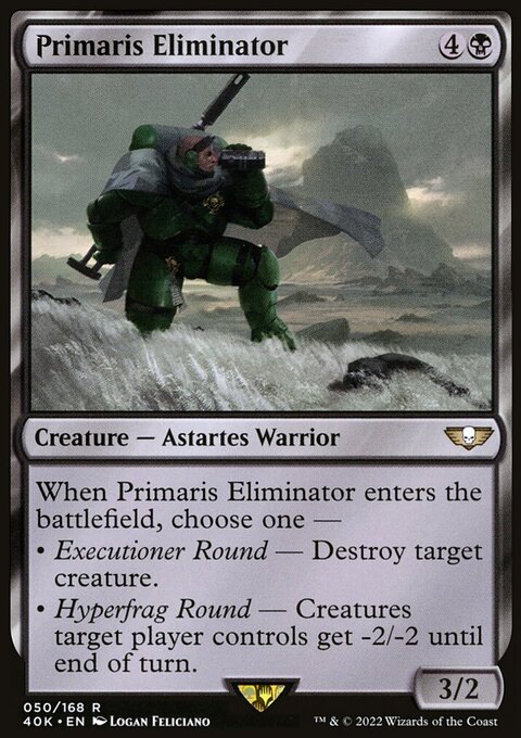 Primaris Eliminator, Warhammer 40,000 Commander #50, Magic: The Gathering card