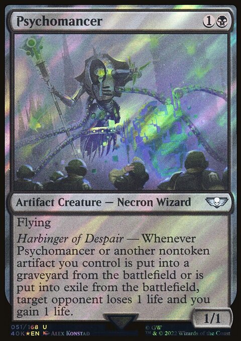 Psychomancer, Warhammer 40,000 Commander #51★, Magic: The Gathering card