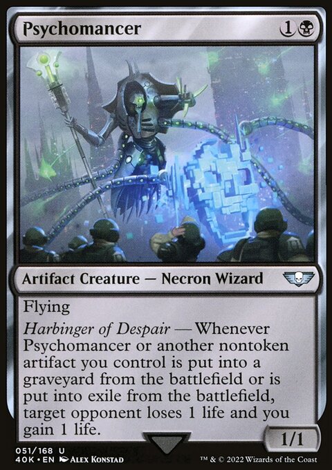 Psychomancer, Warhammer 40,000 Commander #51, Magic: The Gathering card