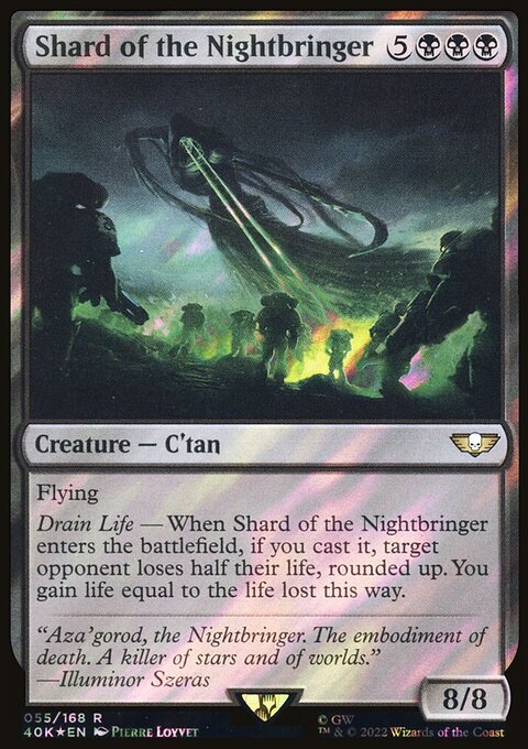 Shard of the Nightbringer, Warhammer 40,000 Commander #55★, Magic: The Gathering card