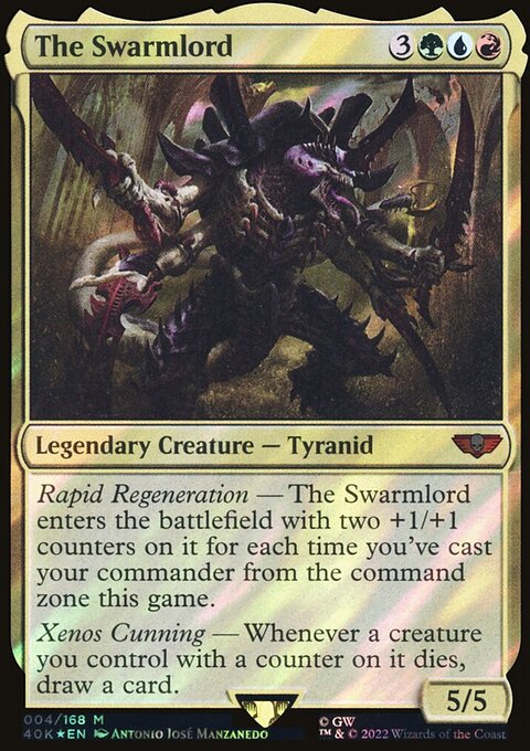 The Swarmlord, Warhammer 40,000 Commander #4, Magic: The Gathering card