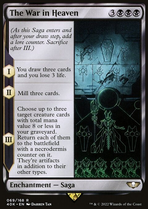 The War in Heaven, Warhammer 40,000 Commander #69★, Magic: The Gathering card
