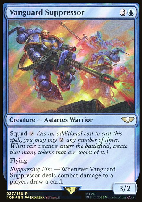 Vanguard Suppressor, Warhammer 40,000 Commander #27★, Magic: The Gathering card