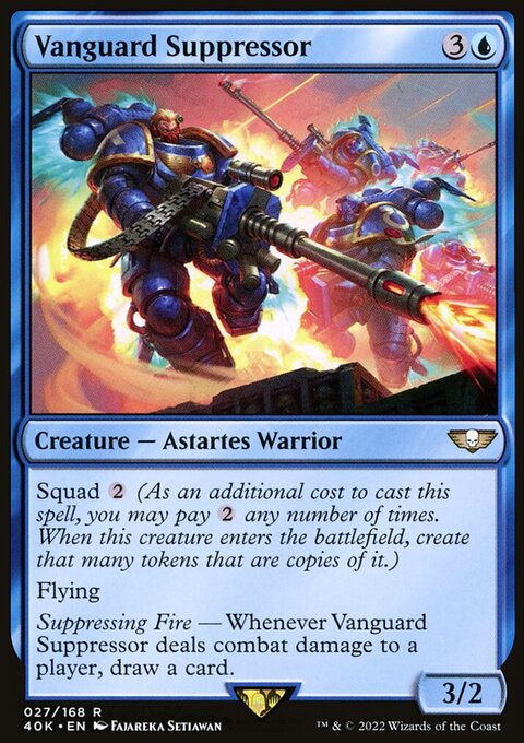 Vanguard Suppressor, Warhammer 40,000 Commander #27, Magic: The Gathering card