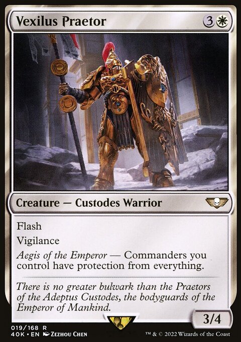Vexilus Praetor, Warhammer 40,000 Commander #19★, Magic: The Gathering card