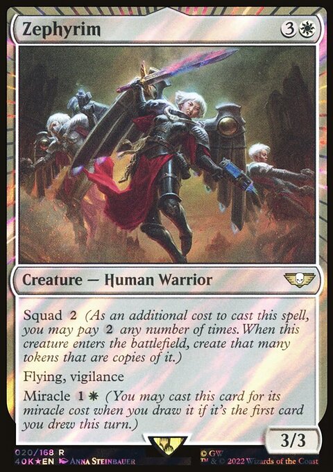 Zephyrim, Warhammer 40,000 Commander #20★, Magic: The Gathering card