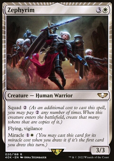 Zephyrim, Warhammer 40,000 Commander #20, Magic: The Gathering card