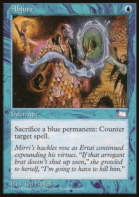 Abjure, Weatherlight #31, Magic: The Gathering card