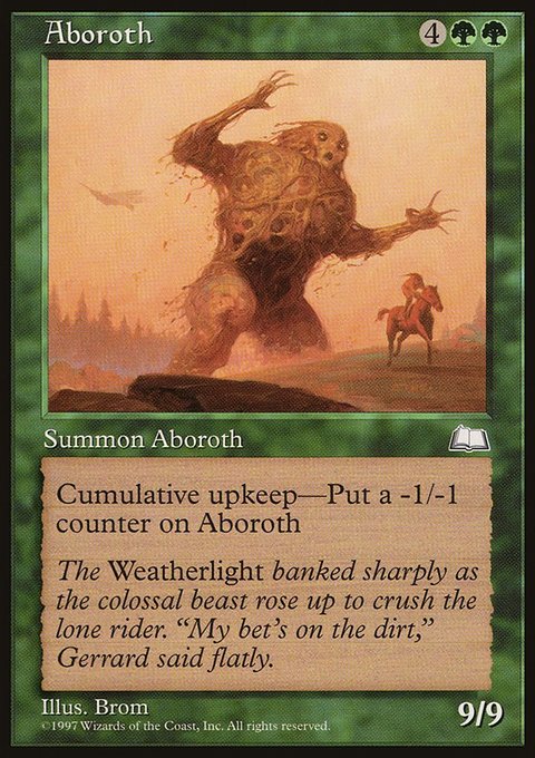 Aboroth, Weatherlight #117, Magic: The Gathering card