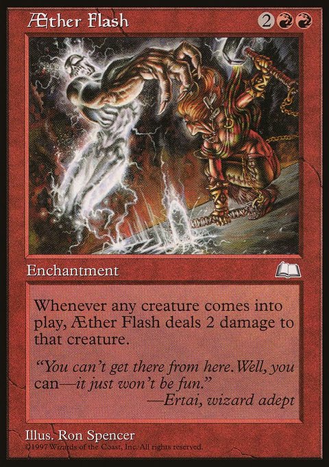 Aether Flash, Weatherlight #88, Magic: The Gathering card