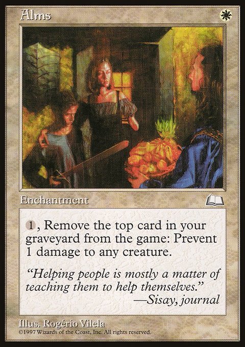 Alms, Weatherlight #3, Magic: The Gathering card