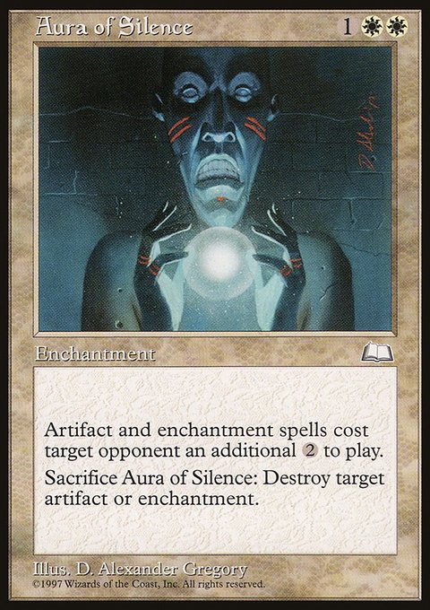 Aura of Silence, Weatherlight #7, Magic: The Gathering card