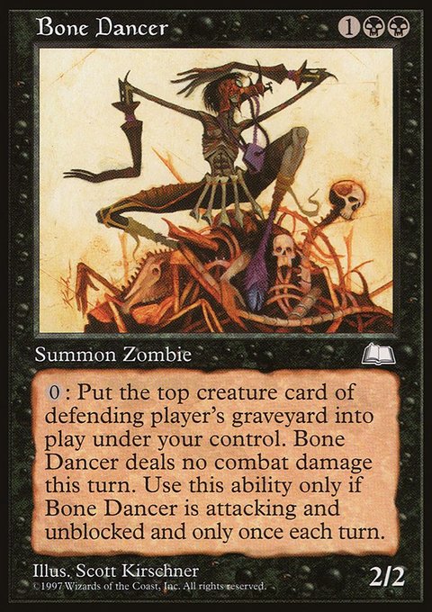 Bone Dancer, Weatherlight #62, Magic: The Gathering card