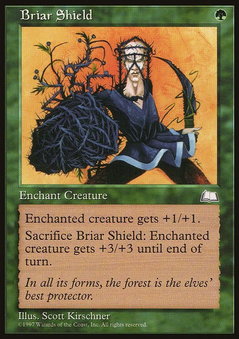 Briar Shield, Weatherlight #121, Magic: The Gathering card