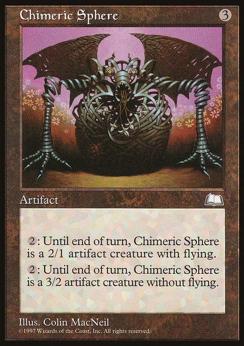 Chimeric Sphere, Weatherlight #148, Magic: The Gathering card
