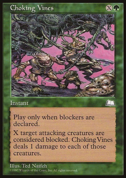 Choking Vines, Weatherlight #123, Magic: The Gathering card