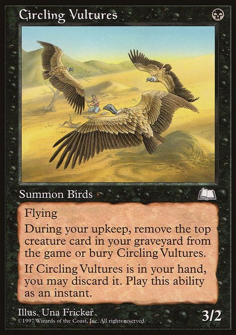 Circling Vultures, Weatherlight #64, Magic: The Gathering card
