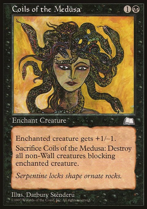 Coils of the Medusa, Weatherlight #65, Magic: The Gathering card