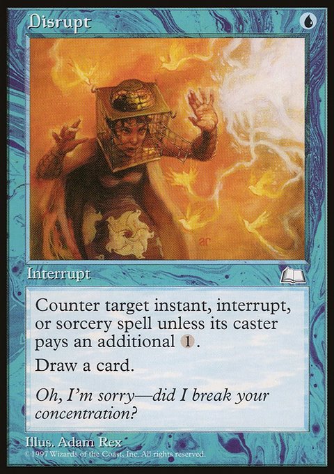 Disrupt, Weatherlight #37, Magic: The Gathering card