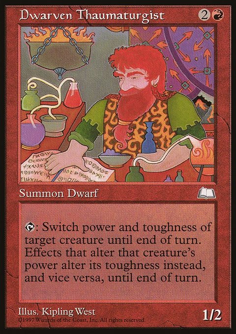 Dwarven Thaumaturgist, Weatherlight #98, Magic: The Gathering card