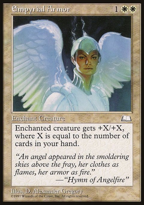 Empyrial Armor, Weatherlight #13, Magic: The Gathering card