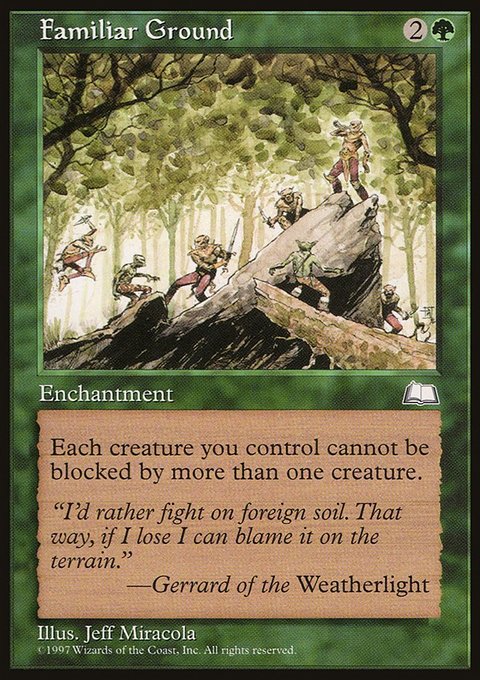 Familiar Ground, Weatherlight #127, Magic: The Gathering card