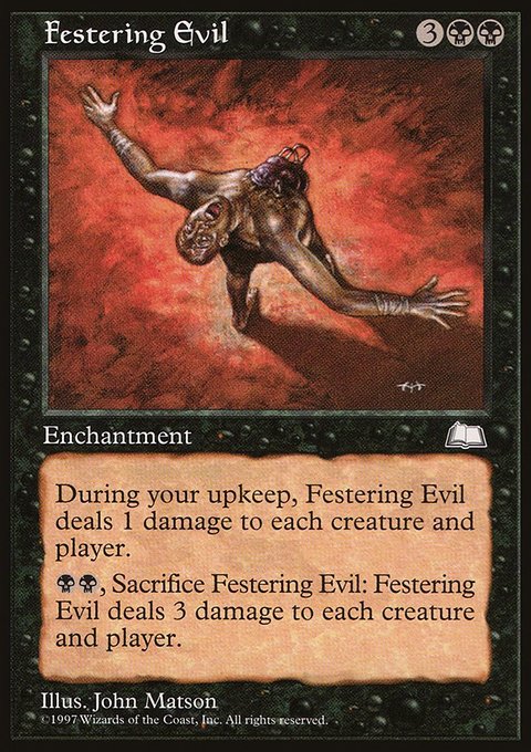 Festering Evil, Weatherlight #68, Magic: The Gathering card