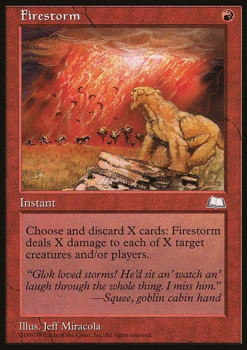 Firestorm, Weatherlight #101, Magic: The Gathering card