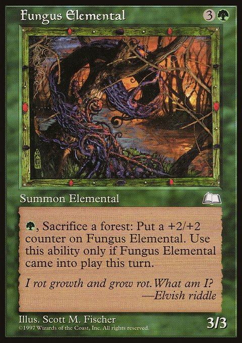 Fungus Elemental, Weatherlight #128, Magic: The Gathering card
