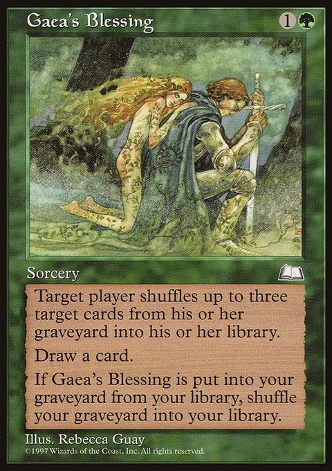 Gaea's Blessing, Weatherlight #129, Magic: The Gathering card