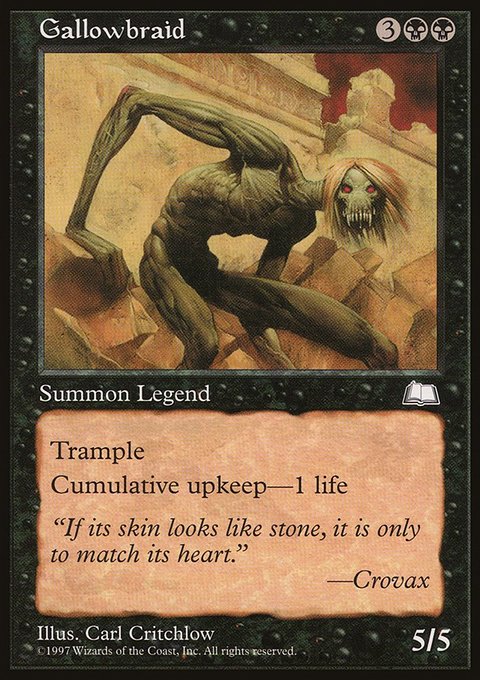 Gallowbraid, Weatherlight #70, Magic: The Gathering card