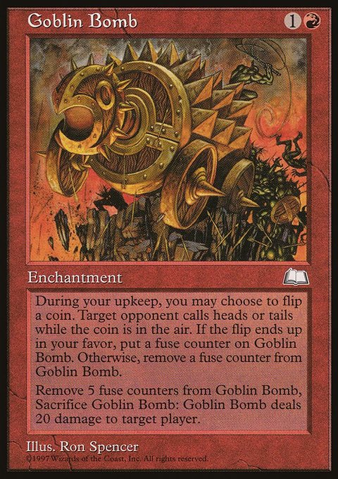 Goblin Bomb, Weatherlight #103, Magic: The Gathering card