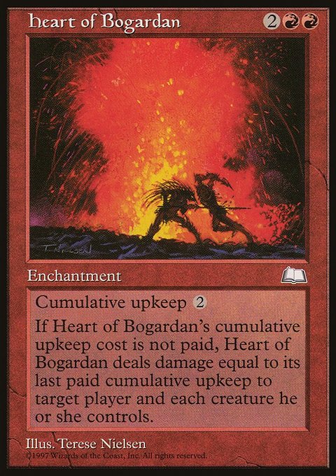 Heart of Bogardan, Weatherlight #106, Magic: The Gathering card