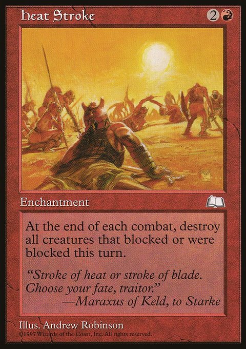 Heat Stroke, Weatherlight #107, Magic: The Gathering card