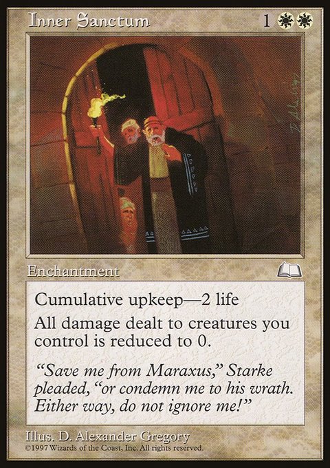 Inner Sanctum, Weatherlight #18, Magic: The Gathering card