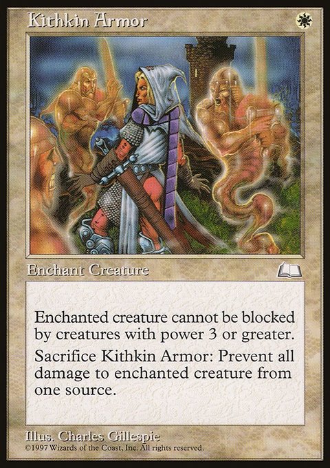 Kithkin Armor, Weatherlight #19, Magic: The Gathering card