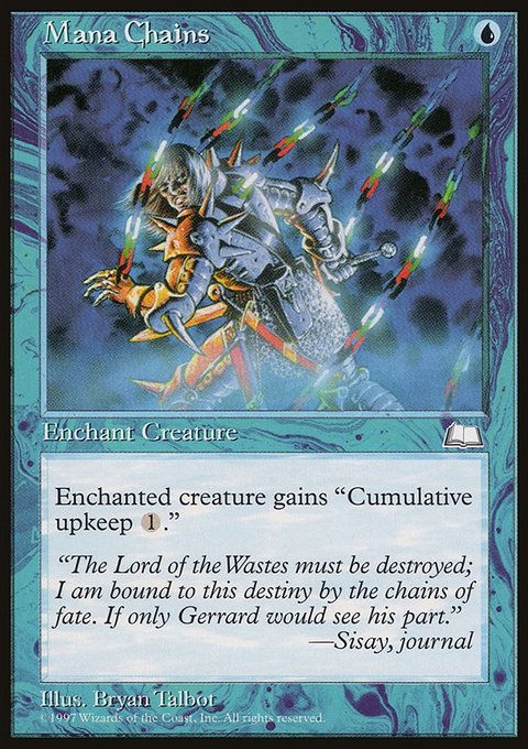 Mana Chains, Weatherlight #41, Magic: The Gathering card