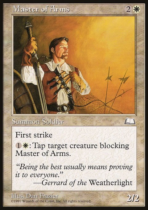 Master of Arms, Weatherlight #20, Magic: The Gathering card