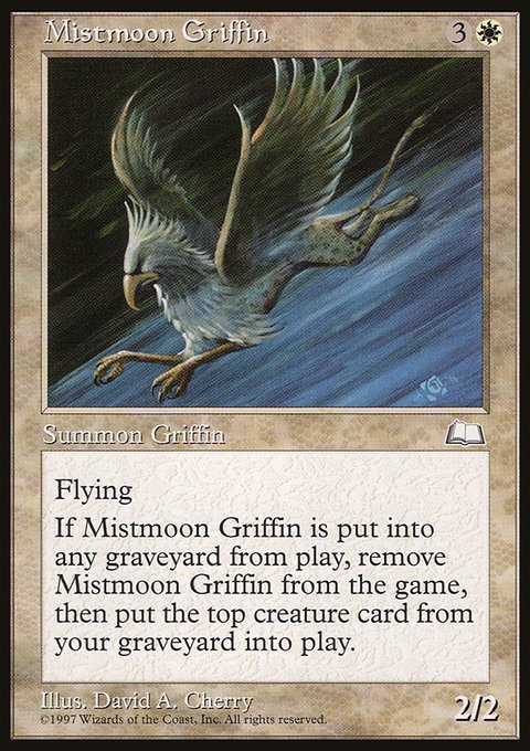 Mistmoon Griffin, Weatherlight #21, Magic: The Gathering card