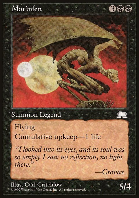 Morinfen, Weatherlight #75, Magic: The Gathering card