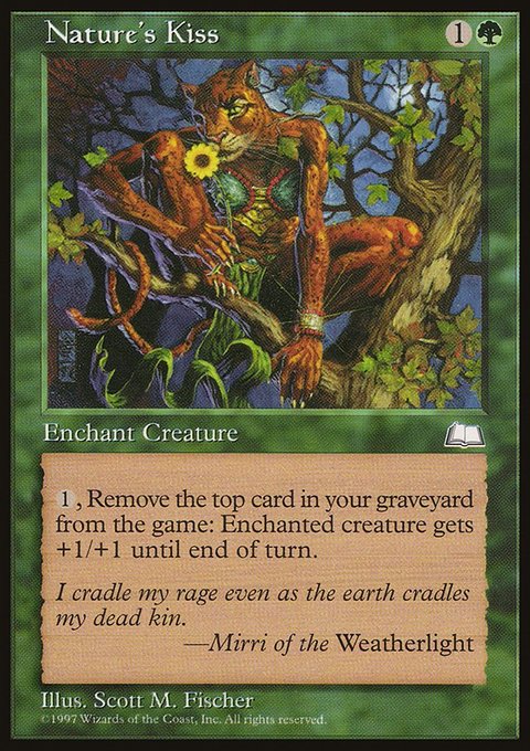 Nature's Kiss, Weatherlight #136, Magic: The Gathering card