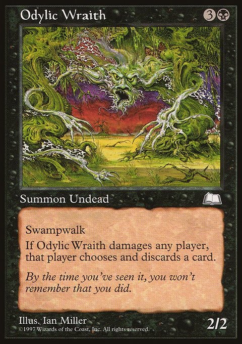 Odylic Wraith, Weatherlight #77, Magic: The Gathering card