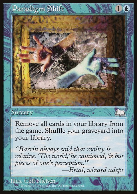 Paradigm Shift, Weatherlight #46, Magic: The Gathering card