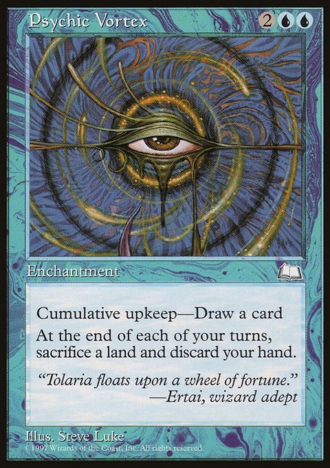 Psychic Vortex, Weatherlight #50, Magic: The Gathering card