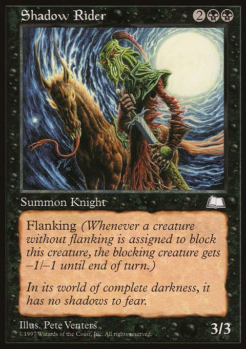 Shadow Rider, Weatherlight #79, Magic: The Gathering card