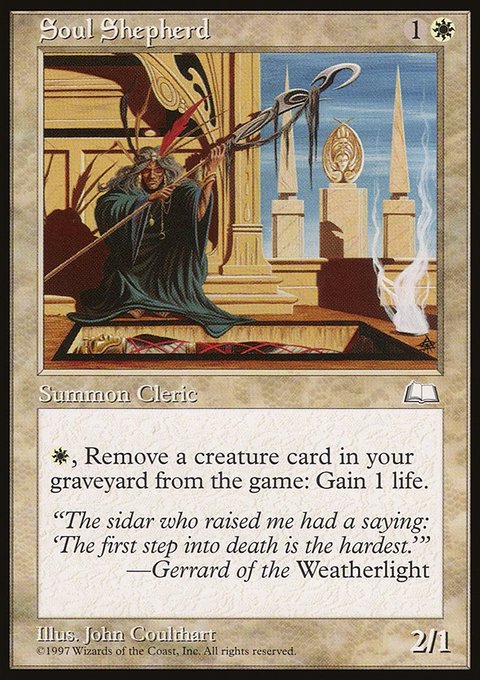 Soul Shepherd, Weatherlight #26, Magic: The Gathering card